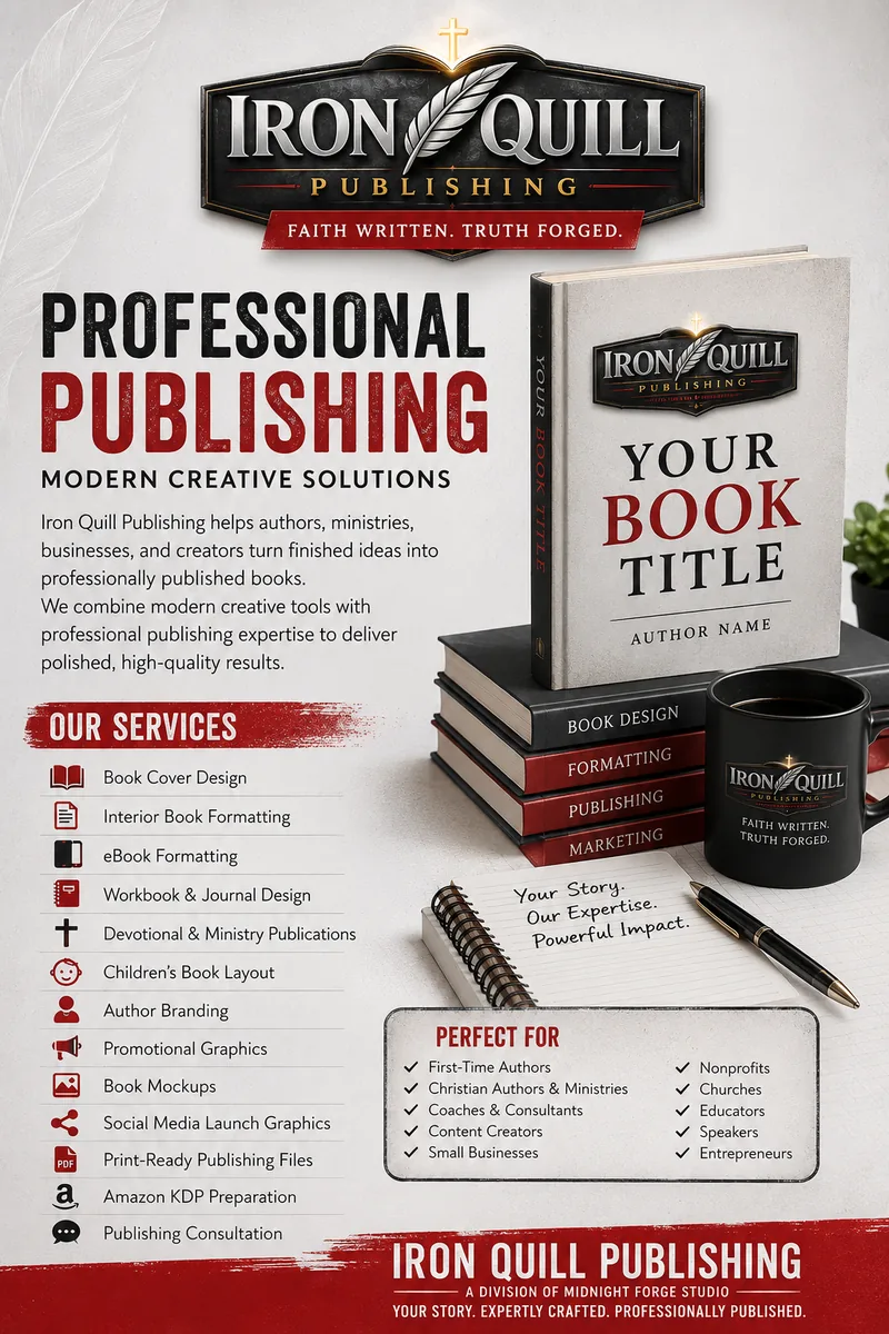 Iron Quill Publishing professional publishing services