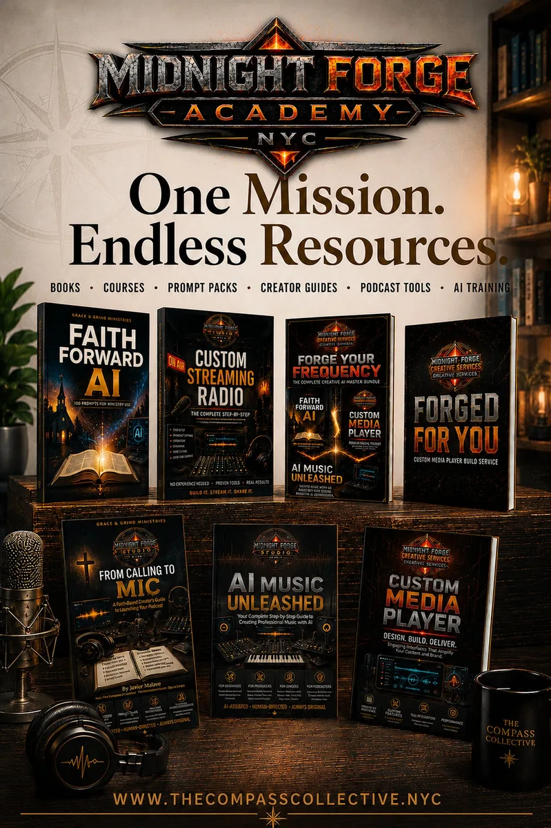 Midnight Forge Academy resources banner